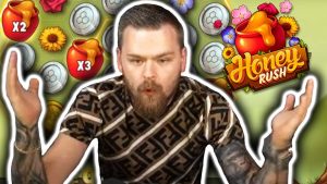 NICE WIN na HONEY RUSH - bonus kasynowy Slot duża wygrana
