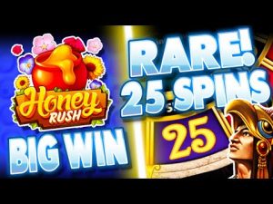 * RARO * Montezuma 25 giros e GANHO MASSIVO no Honey Rush Slot