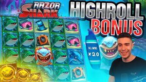 RAZOR SHARK HIGHROLL BONUS | STORA VINNA PÅ kraft SPELA ONLINE-SLOTMASKIN