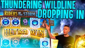 WILDLINE RUMBLING WEWNĄTRZ NA JEŹDŹCYCH BONUSU burzy | DUŻA WYGRANA W MASZYNIE INTERNETOWEJ THUNDERKICK