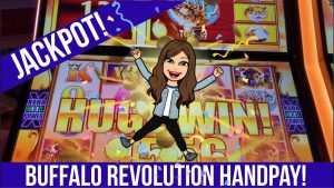 grande JACKPOT NA Slot Machine BUFFALO REVOLUTION! Aposta máxima jogada no bônus do cassino Winstar - HANDPAY!