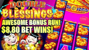 ★ ENORM VINNKÖR !! 😍 ★ $ 8.80 MAX BET DOUBLE BLESSINGS spelautomat (SG Gaming)