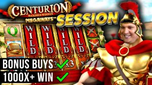 Sesja automatowa Centurion Megaways z OGROMNĄ WYGRANĄ!