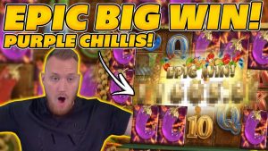 EPIC stort VINST på EXTRA CHILLI! ÖVER 1800x med violetta CHILLIS! ENORM VINST på online slots!