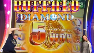 ZABAWNA SESJA NA BUFFALO DIAMOND 💎 W BELLAGIO inward LAS VEGAS! duże WYGRANE !!