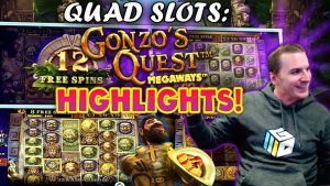 Gonzo's Megaways Slot Quady - 5 bonusów z INSANE WIN! - duża GOTÓWKA!
