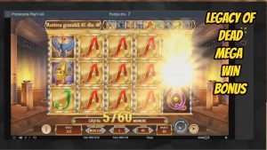 LEGACY OF DEAD BONUS MEGA duża WYGRANA