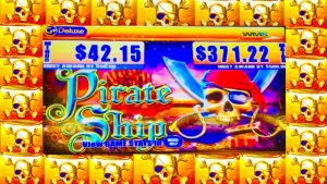 ** 💰SUPER stort VIN! 💰 ** 7 BONUSER! Piratfartyg * WMS * Slot Machine!