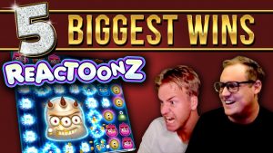 Topp 5 STORNA VINSTER på Reactoonz