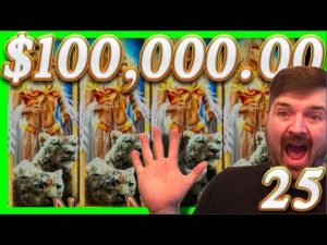 $ 100,000.00 inåt 1/2 kasinobonus Slot Machine WINS! 💰25💰stor vinnande W / SDGuy1234