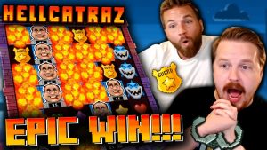 SUPER MEGA duża WIN HELLCATRAZ do wewnątrz
