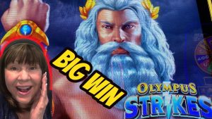 ZEUS SZUKA SIĘ NA OLYMPUS STRIKES - duży BONUS ZA WYGRANE