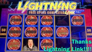 stor VINN PÅ LIGHTNING LINK! stor FIREBALL ALERT!