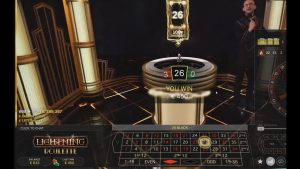 Från 30 € till 700 € på LIGHTNING ROULETTE, EVOLUTION GAMING (stor WIN Roulette)