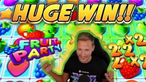 OGROMNA WYGRANA! Partia polityczna FRUIT duża WYGRANA - BONUSOWY zakup na automacie bonusowym w kasynie CasinoDaddy