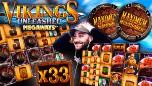ENORM VINN på Vikings Unleashed - MAX Spins MAX Multiplier