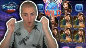 ENORM stor VINN på STREET RACER - casinobonus Slots stora vinster