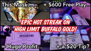 Dostałem napiwek 20 $ w bonusie w kasynie! Ogromna wygrana przy unloose Graj na High bound Buffalo atomowej liczbie 79!