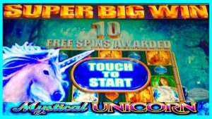 ** SUPER DUŻE WYGRANE! ** UNICORNS NA DNI!! Mistyczny jednorożec WMS Bonus na automatach