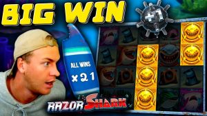 Vinner stort på Razor Shark