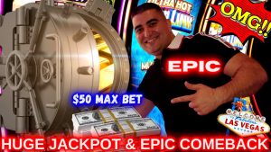2 HANDPAY JACKPOT I MASYWNY POWRÓT - MAKSYMALNY ZAKŁAD 50 $! 💥Wysokie JACKPOTY na automatach do gier w Las Vegas