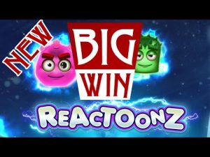 REACTOONZ - MASYWNA WYGRANA. ZAKŁAD 5 € | Najlepsze duże wygrane w bonusie kasynowym tygodnia kalendarzowego