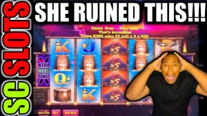 Den här damen förstörde absolut denna enorma vinst för mig på casinobonusen ...