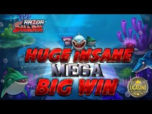 UNFASSBAR !!! STOR INSANE MEGA large WIN BEI RAZOR SHARK (force GAMING) - 5 € EINSATZ!