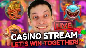 tillåt VINN TILLSAMMANS! LIVE casinobonusflöde - SLOTS stora WINS med mrBigSpin