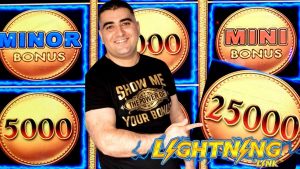 Lightning Link Slot Machine $ 25 Max insatsbonus & stor WIN | Höggräns Live Slot Spela på casinobonus