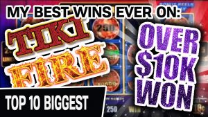 ⚡ MITT 10 STÖRSTA VINSTER NÅGONSIN Spela Lightning Link: Tiki flame 🤑 Över 10,000 XNUMX $ vann!