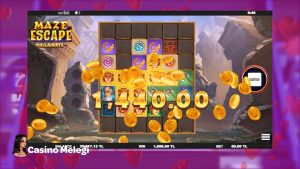Maze Escape Megaways Slot Oyununda Kaçış Yolunu Buldum, duże WIN =)