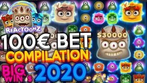 Reactoonz duża Wygraj tylko zakład 100 € Kompilacja 2020
