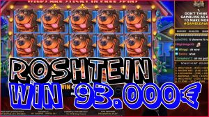 Roshtein Vinn 93.000 € på den inhemska hundens slot - Bästa casinobonus stora vinster någonsin