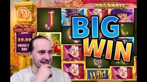 duża WYGRANA !!! Queen of Hearts Huge Win - kasynowe gry bonusowe z przepływu MrGambleSlots Live