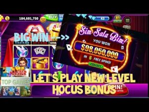 luźna gra bonusowa w kasynie automaty LOTSA, nowy poziom HOCUS BONUS, duża WYGRANA 98 milionów