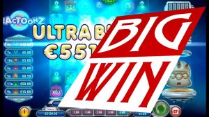 nowatorski duży WIN na automacie internetowym Reactoonz. Najlepsze wygrane w kasynie w tygodniu kalendarzowym