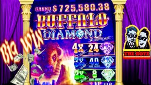 BUFFALO DIAMOND💎large WIN BONUS ★ bonus gidan caca GASKIYA TARE DA BOYZ!