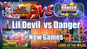 Lil Devil vs Danger High Voltage + Några nya spel + Community large WINS !!