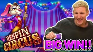stor VINN !! RESPIN CIRCUS stor VINN - 10 € BET på casinobonusspel från CasinoDaddy