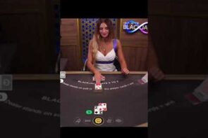 15.000 $ Dollar large WIN ALL inwards Live casino bonus Blackjack #shorts #livecasino #blackjack