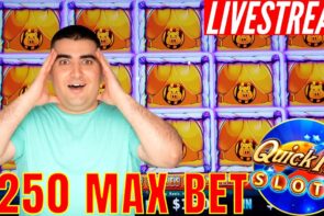 $250 MAX BET Huff N to a greater extent than Puff - Las Vegas Slots BIGGEST BETS LIVE