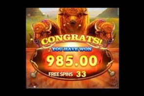 5 Scatters inward accuse Buffalo large Win! #casino bonus #onlinecasino #bonus #jili #slotbonus #wow