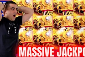 All Aboard Slot MASSIVE HANDPAY JACKPOT - casino bonus Mega Wins