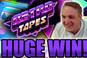 ?CASINODADDY'S HUGE WIN ON RETRO TAPES (force Gaming) SLOT ?
