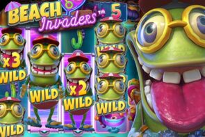 EPIC large WIN novel Online Slot ? Beach Invaders ? NetEnt (casino bonus Supplier)