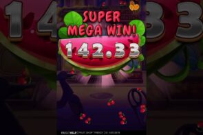 Finally hitting a large win on Fruit store FRENZY #slots #bigwin #casino bonus #netent #fruitshop #onlineslot