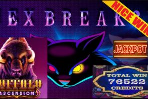 JACKPOT! BUFFALO ASCENSION + HEXBREAKER 3 SLOT PLAY! BONUSES! release GAMES! large WINS!