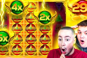 JUICER CROWNS connectedness On GATES OF OLYMPUS!! (HUGE WIN)