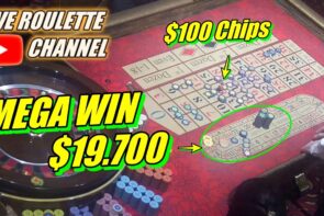 ?LIVE ROULETTE | ? MEGA WIN ?19.700 inward Las Vegas casino bonus ? $100 Chips Bets Exclusive ✅ 2023-08-30